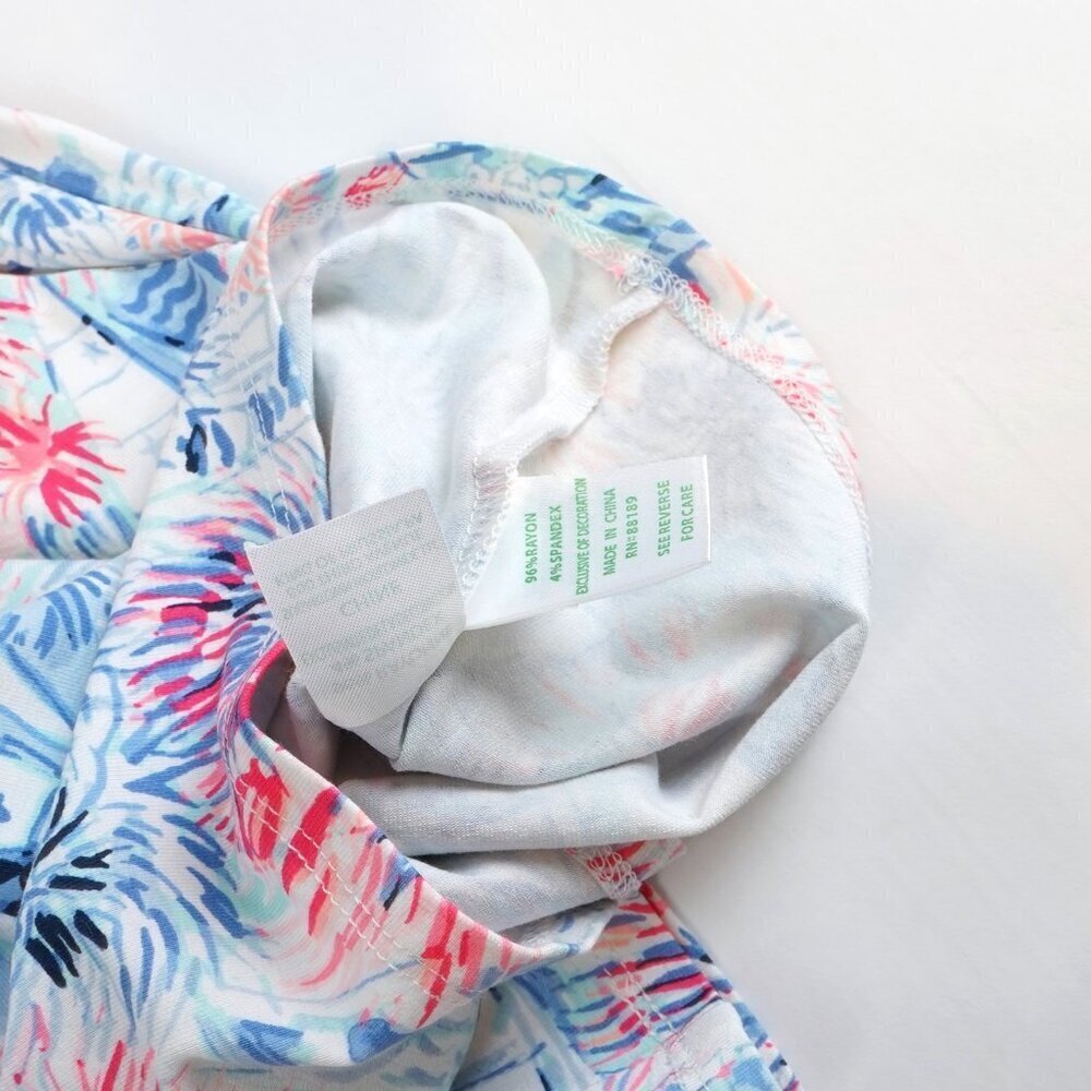 Lilly Pulitzer Lala Romper Sea to Shining Sea Sailboat Fireworks - Size XS - NWT - Picture 4 of 5